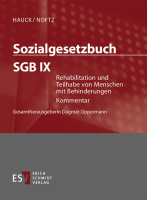 Abbildung: Sozialgesetzbuch (SGB) IX: Rehabilitation und Teilhabe behinderter Menschen