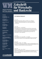 Zeitschrift für Wirtschafts- und Bankrecht (WM)