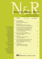 Abbildung: Netzwirtschaften und Recht (N&R)