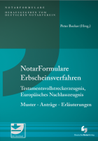 NotarFormulare Erbscheinsverfahren