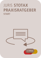 Abbildung: juris Stotax Praxisratgeber Start
