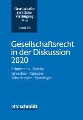 Abbildung: Gesellschaftsrecht in der Diskussion 2020