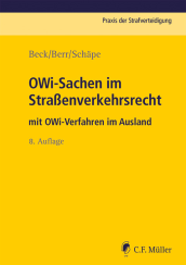 Abbildung: OWi-Sachen im Straßenverkehrsrecht
